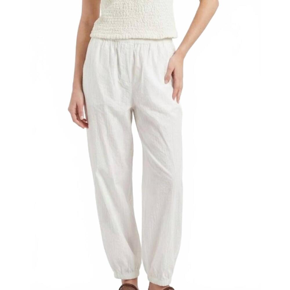 NEW SABLYN tonni slouchy jogger in white